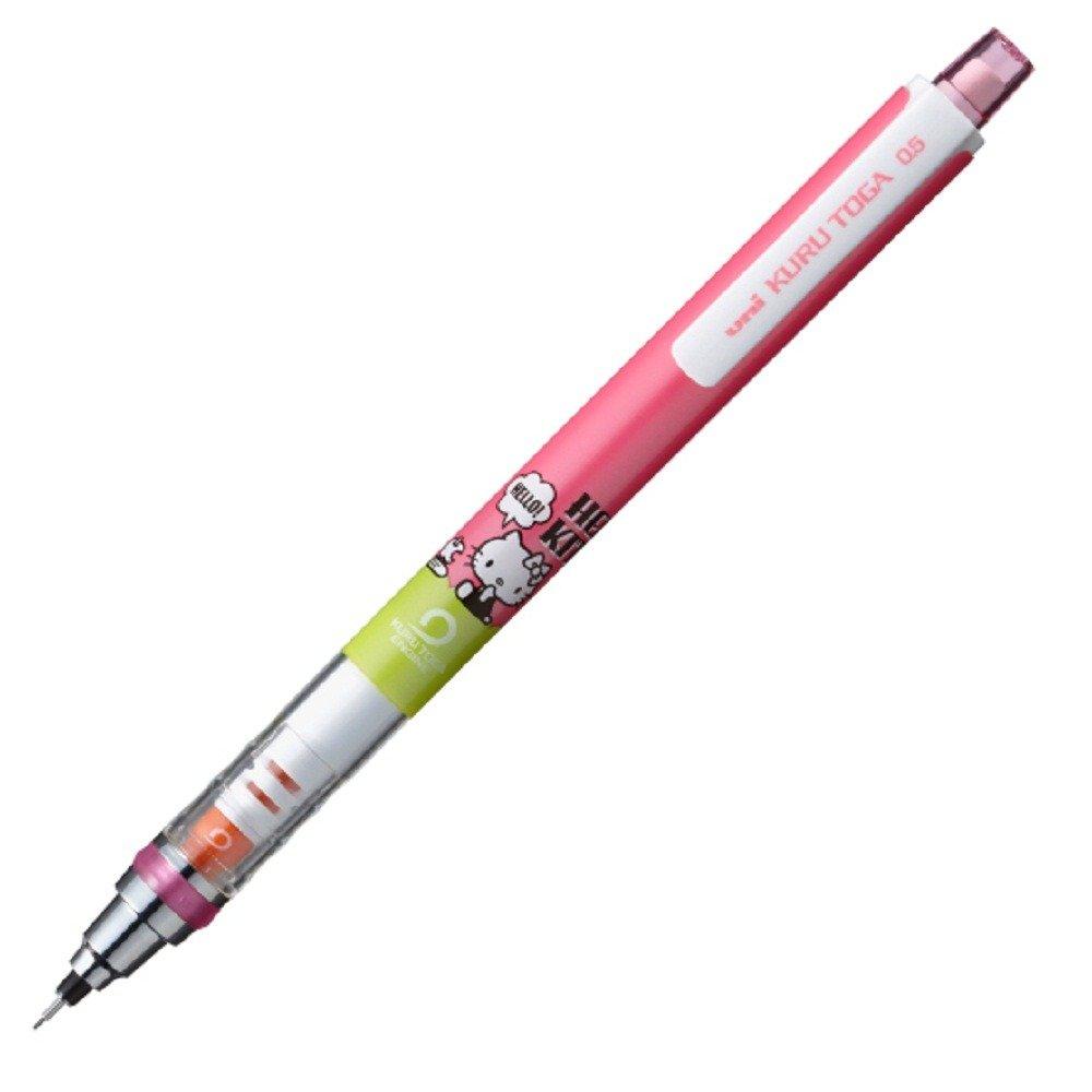 Mitsubishi Pencil Mechanical Pencil Uni Kurutoga Hello Kitty Pink Retro M5650KT1P.PR