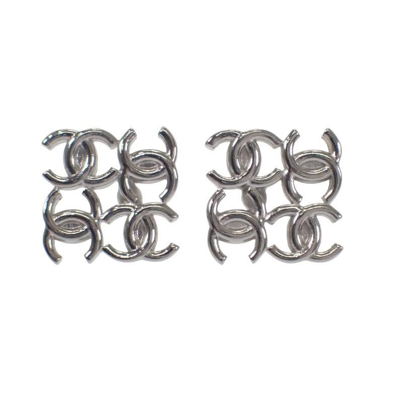 CHANEL Pierce Silver metal Women