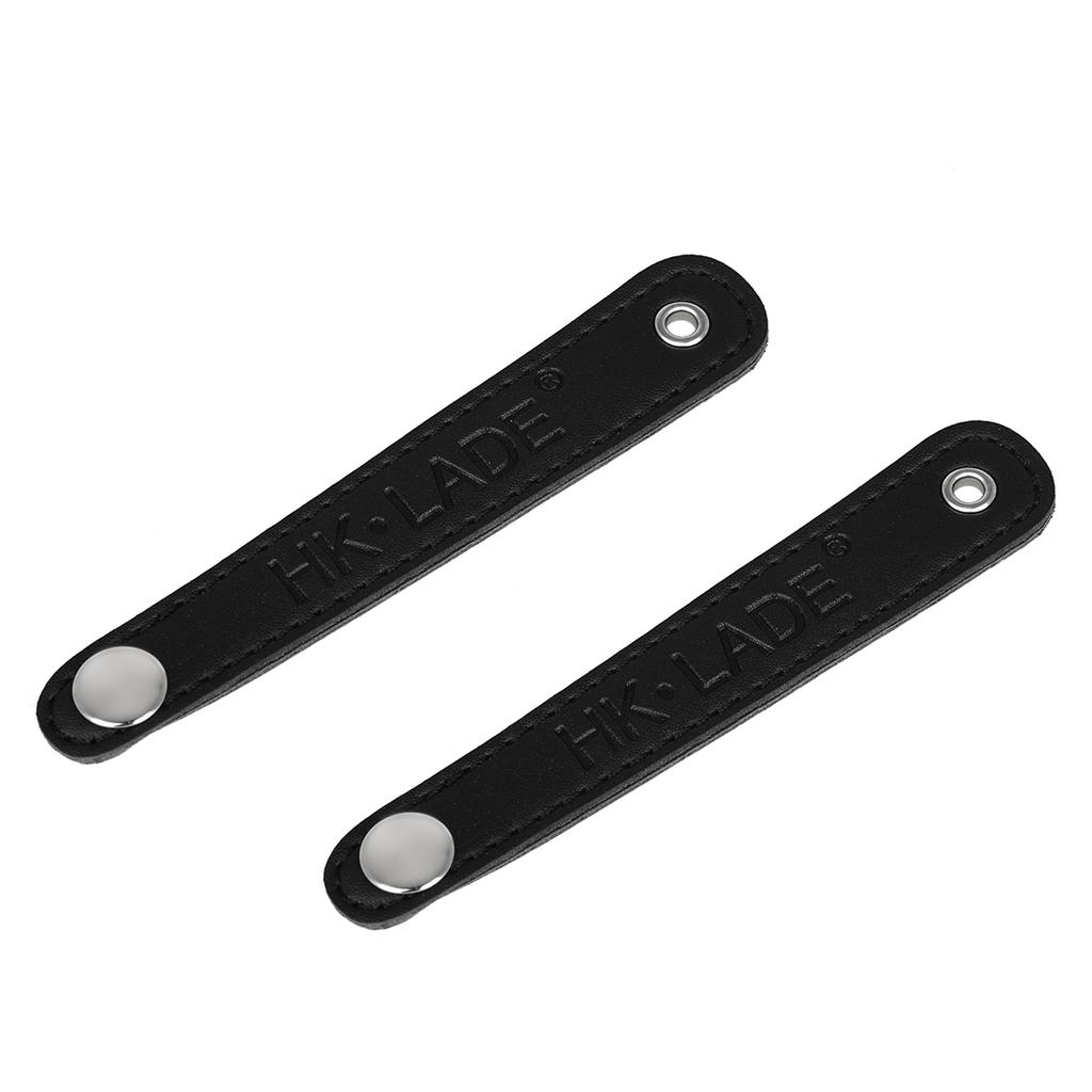 1 Pair Accordion Bellows Strap Durable PU Leather Bass Belt Clasp Hardware for Accordion Bellow Component