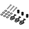 Migratrail Car Joint Hooks (3-pack) for NV200 Vanette - Bolt-on Installation for Tarps, Car Side Tents, and Awnings. (D8448)