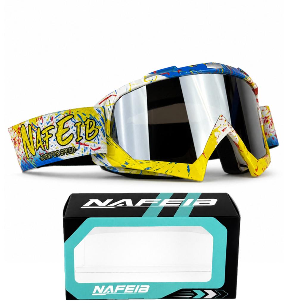 Transfer-printed goggles, cycling gear, off-road cycling glasses, motorcycle goggles, ski goggles, windproof and sandproof goggles