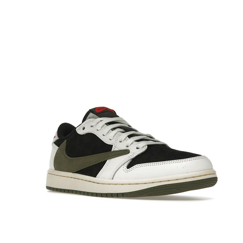 Travis Scott x Air Jordan 1 Retro Low OG SP Olive Dámské tenisky Zelená Plachetnicová Univerzitní-Červená DZ4137-106