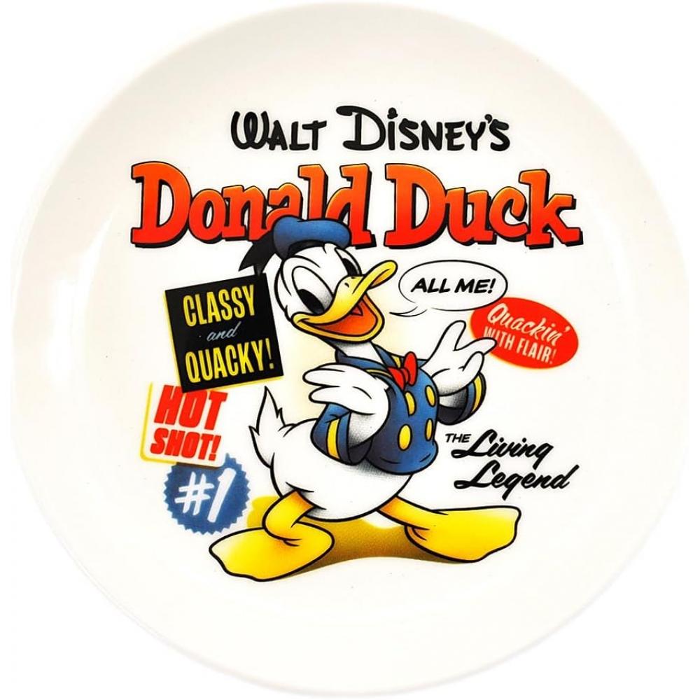 Sango Disney Donald Duck Plate Microwave Dishwasher Safe 17cm Model 3322 02