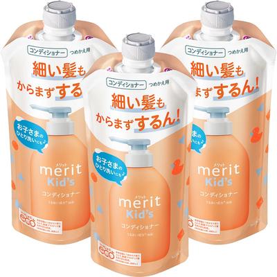Condicionador Merit Kids Conjunto de 3 Refil, 285ml,