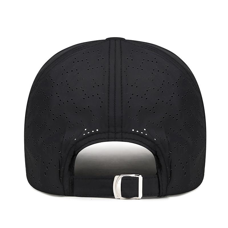 Summer Long Brim Reflective Quick-Drying Cap Lightweight Breathable Embroidered Letter Outdoor Sunshade Baseball Cap