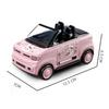 Kinder Miniatur Roadster Modellauto Rückzug Roadster Cartoon Realistisches Rückzugfahrzeug Kunststoff