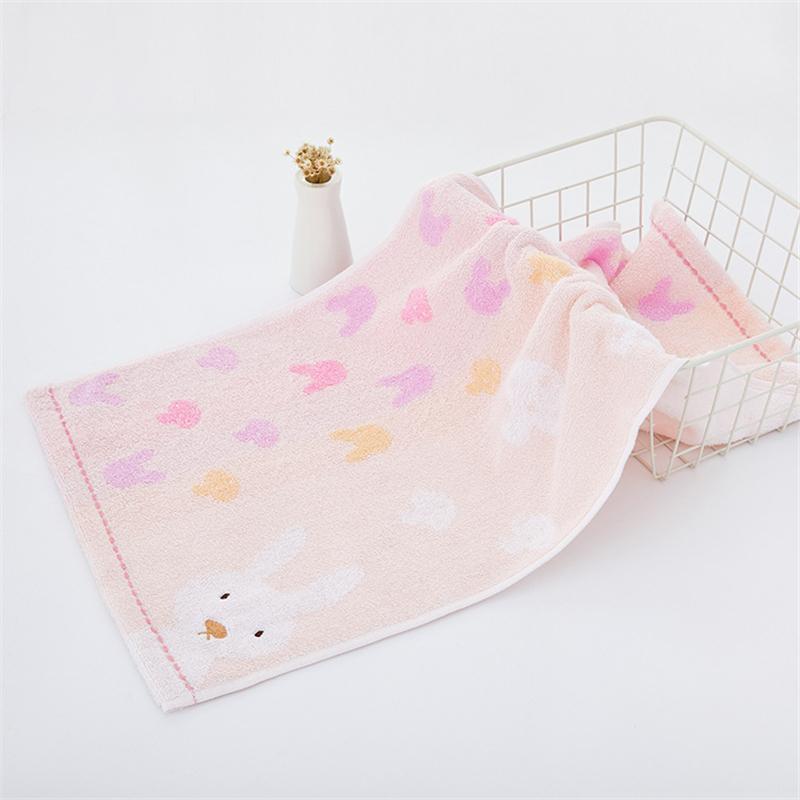 Cartoon Face Terry Towels for Children, 100 Cotton, 25*50 cm, High Quality