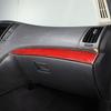 Red Carbon Fiber Dashboard Cover Trim Sticker For Infiniti G37 Sedan 2010-13