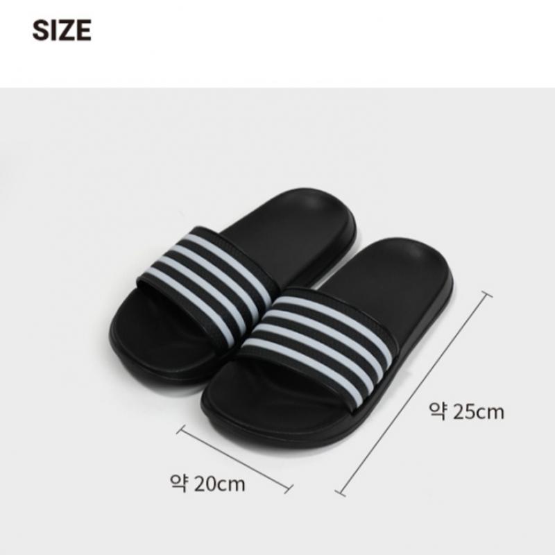Daiso Jednoduché šikmé pantofle cca 250 mm