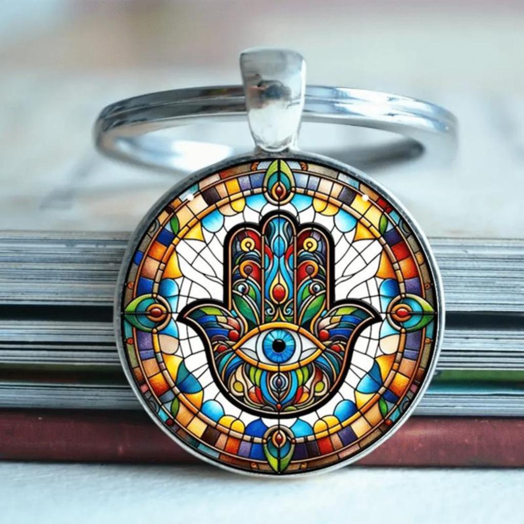 Mode Legierung Schlüsselanhänger Anhänger Runder Metall Schlüsselring