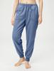 Gunze Tuche Long Sleeve and Pants with Fleece Size L Women's Lining, Blue-Grey,