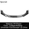 For Honda Civic Hatchback 2016 2017 2018 2019 2020 2021 Front Bumper Spoiler Splitter Front Shovel Guard Body Modification Kit