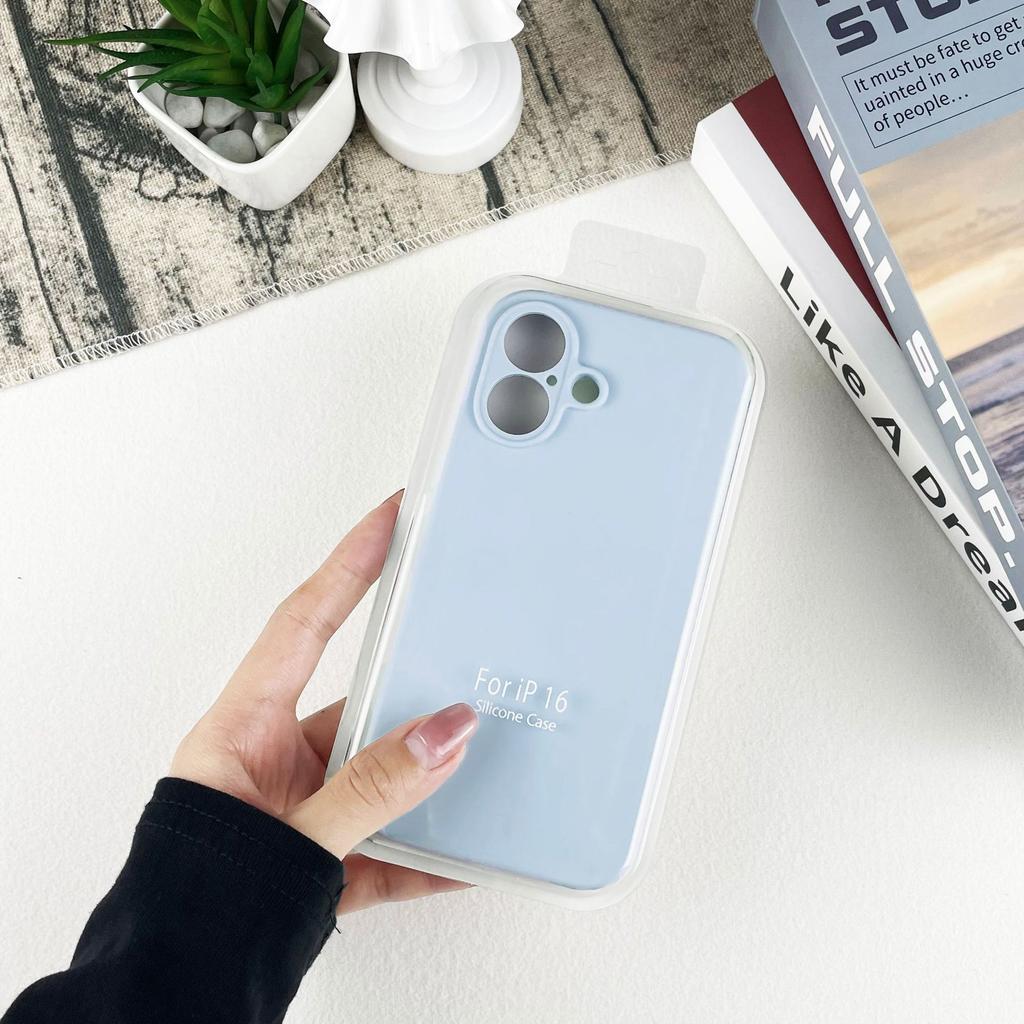 High-quality Liquid Silicone Mobile Phone Case Iphone16promax/15/14 Apple 13 Full-invest Anti-fall Protection Case