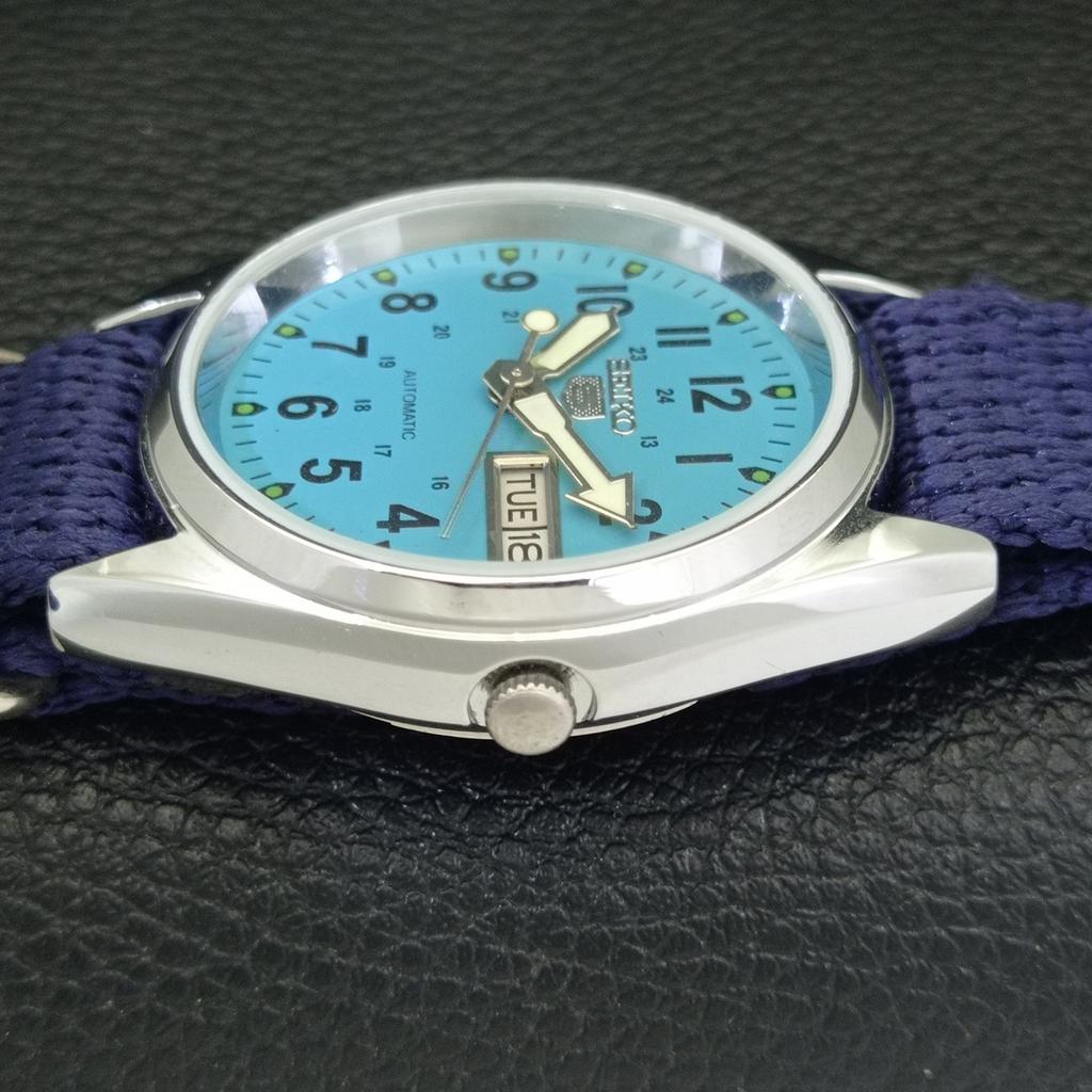 VINTAGE REFURBISHED SEIKO 5 AUTOMATIC 6309A JAPAN MENS WRIST WATCH a441701-1