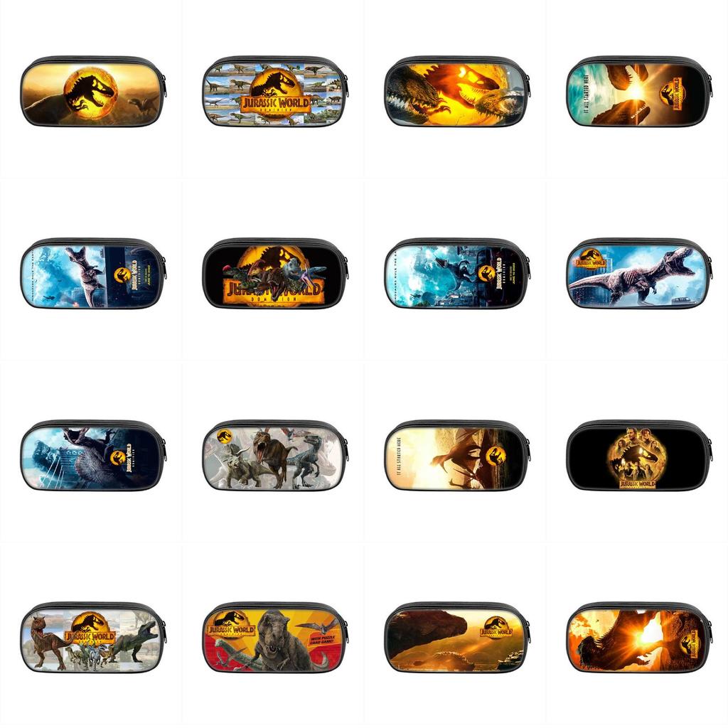 Jurassic World 3 Pencil Case With Nylon Material For Students And Kids