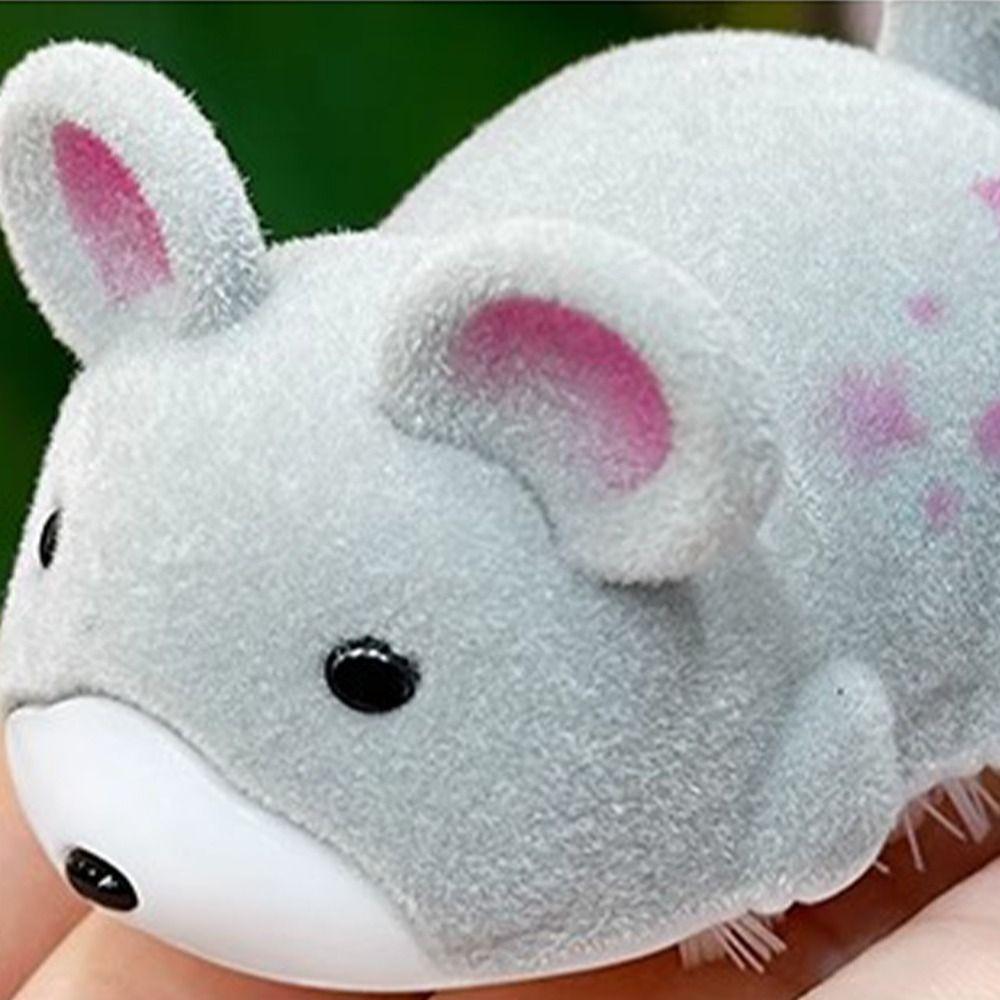 Creative Cute Electric Hamster Toy Funny Wear-resistant Cat Teasing Toys Bite-resistant Simulation Hamster Interactive