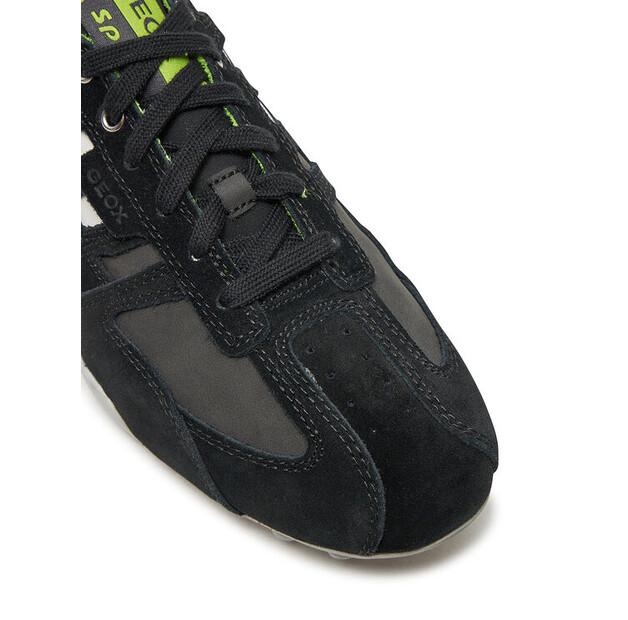 Мужские кроссовки Geox Uomo snake u4507a 022ek c9151 чёрные