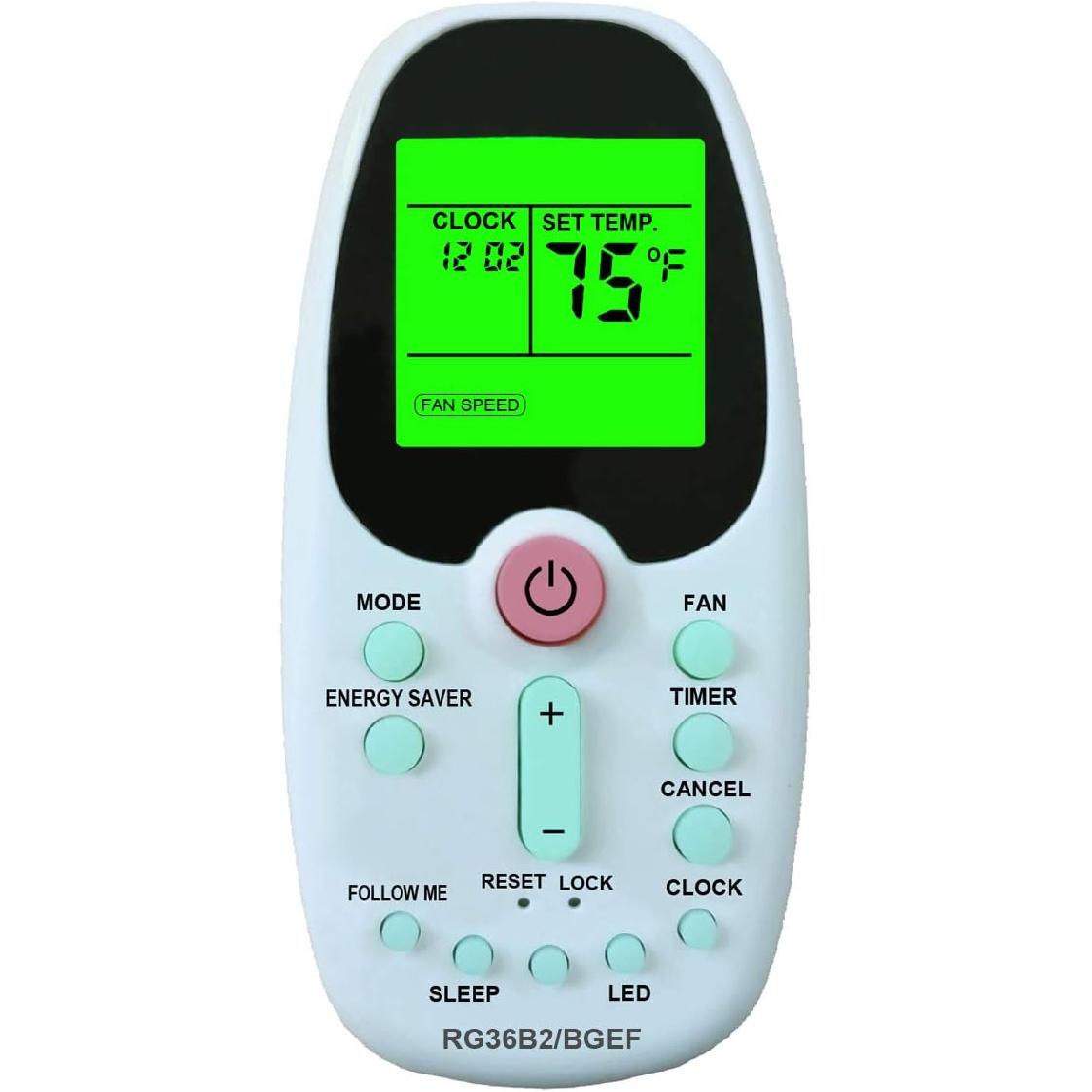 

HA-15953 Замена для пульта дистанционного управления кондиционером Comfortstar RG36B2/BGEF (Отображение в градусах Фаренгейта)