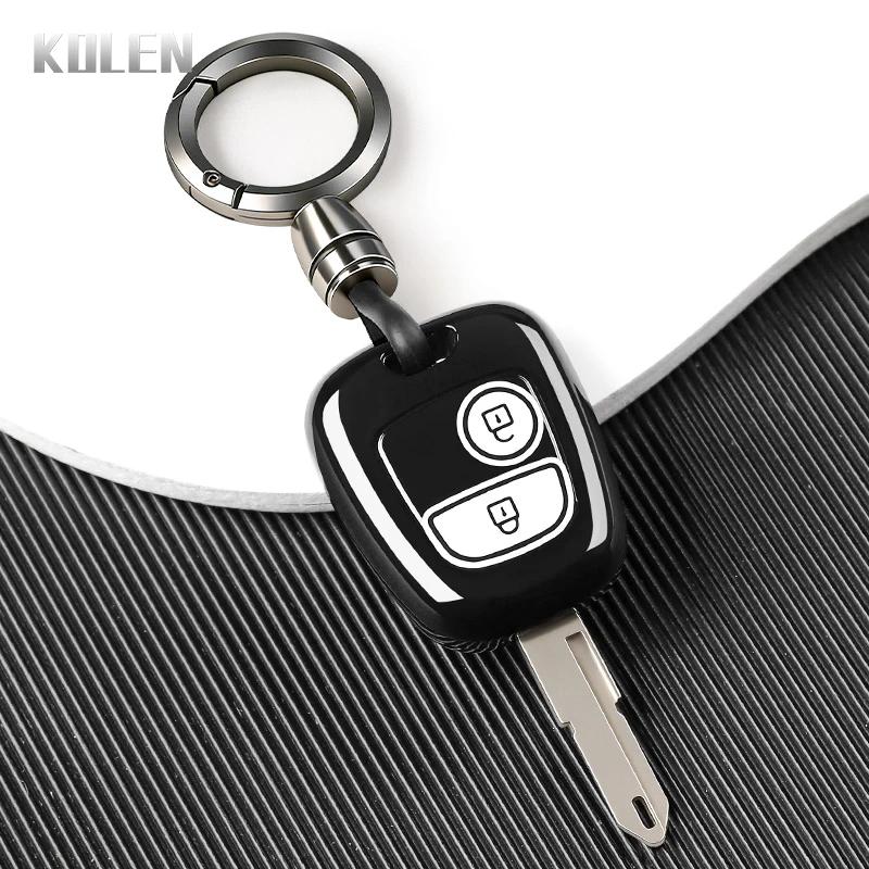 

Tpu Car Smart Key Case Cover For Peugeot 107 206 207 307 For Citroen C1 C2 C3 C4 Toyota Aygo Protected Keychain Fob Accessories