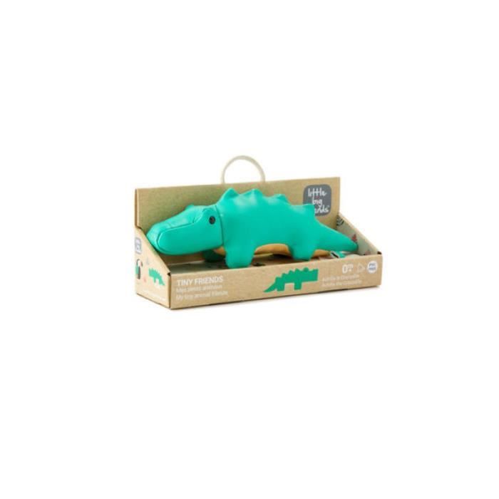 Jouet - little big friends - hochet les petits animaux crocodile - vert - plastique - 0 mois