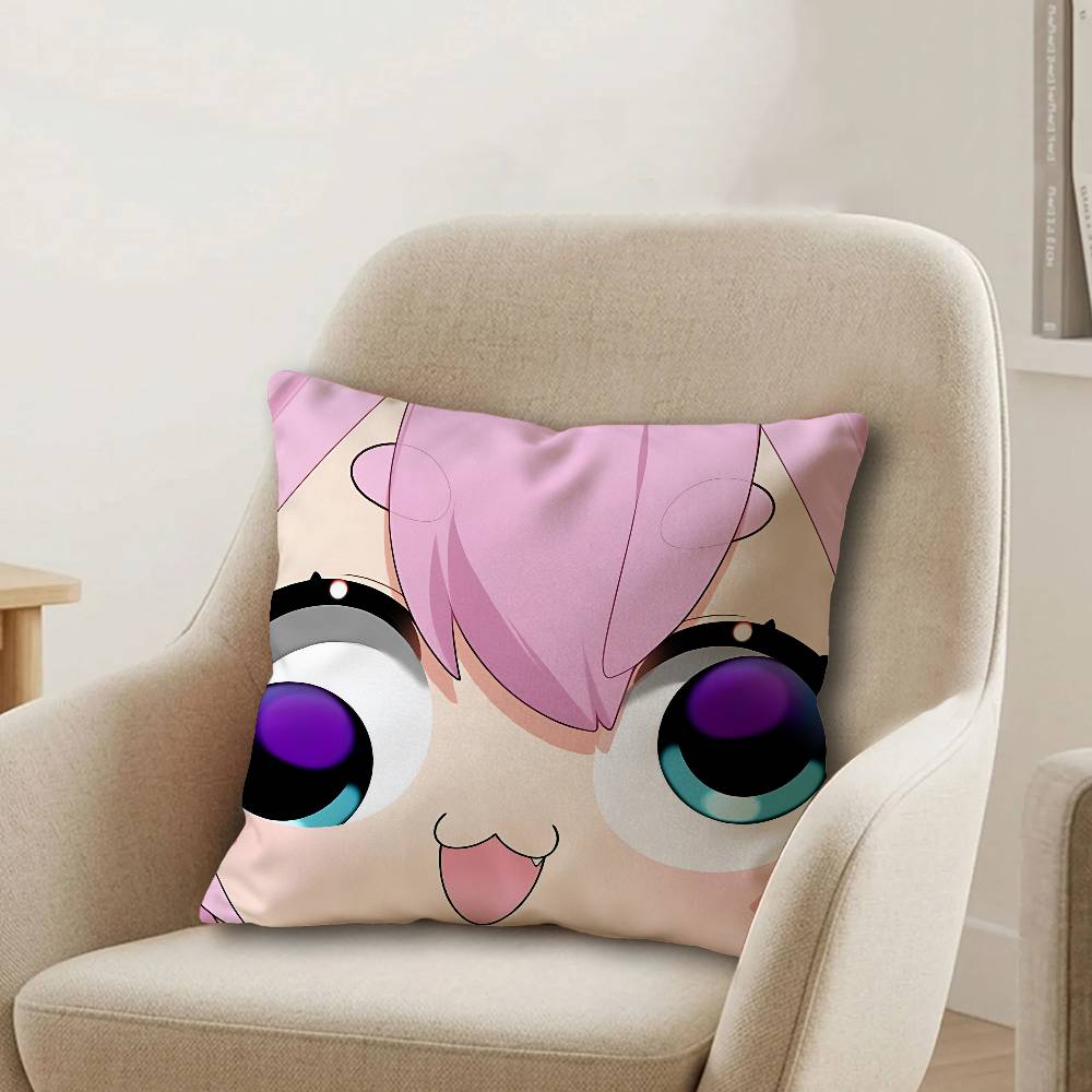 D-Doro Cute N-NIKKES Pillow Gifts Home Office Furnishings Bedroom Sofa Car Cushion Cover case 45x45cm