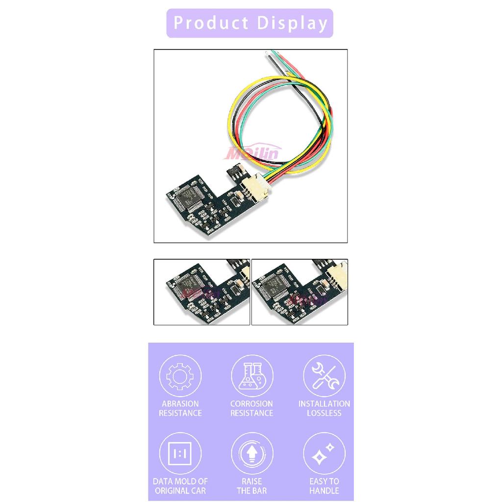 For VW Car PQ style steering wheel upgrade MQB style steering wheel decoder, Car Accessories