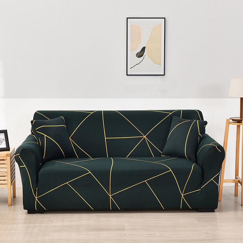 Sofa Cover Geometric Couch Cover Pets Corner L Shaped Chaise Longue Sofa Slipcover 1Pc