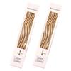 12 Pcs Spiral Candles Inflammable Threaded for Party