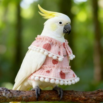 Uroczy Śmieszny Ptak Sukienka Kombinezon Lotniczy Kostium Cosplay dla Papug