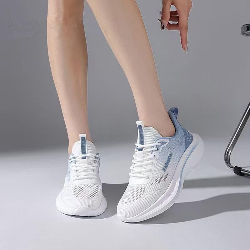 Summer sneakers shoes new mesh breathable soft sole lightweight non-slip student casual versatile running shoes