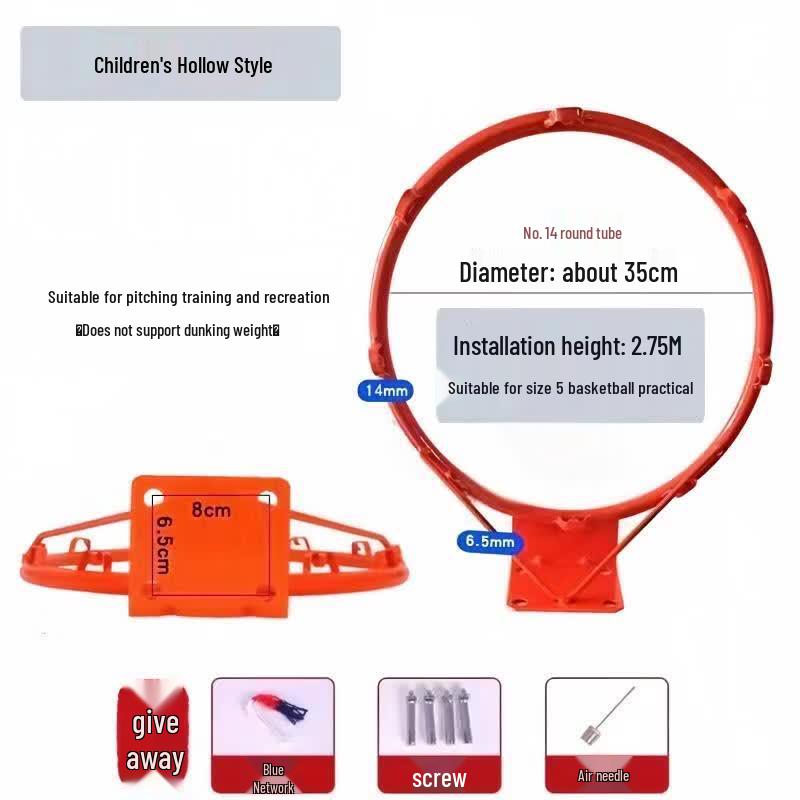 Yuzhan Indoor/Outdoor Wall-Mounted Basketball Hoop