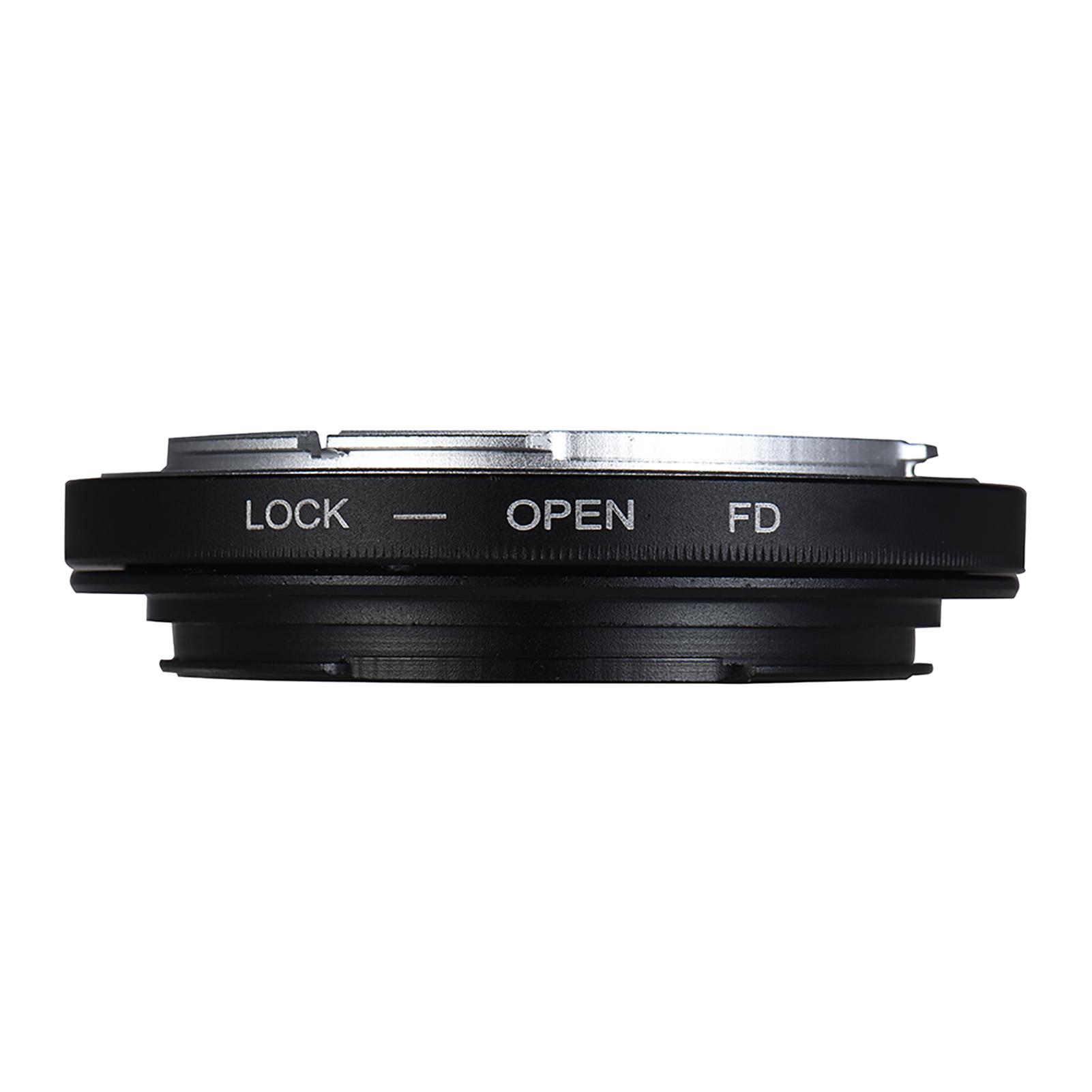 

FD Lens Mount Adapter Camera Lens Adapter Ring with Optical Glass Focus Infinity FD Lens to EF Mount Body for Canon