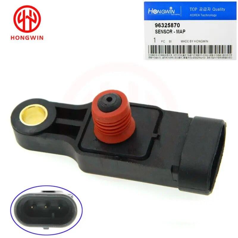 Genuine No : 96325870 New Manifold Absolute Pressure Map Sensor Fits For Chevrolet Spark Aveo Matiz Lova / Daewoo Kalos 25184083 1pcs
