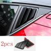 For Toyota C-HR 2016- Matte Black Side Window Louver Shutter Cover Trim