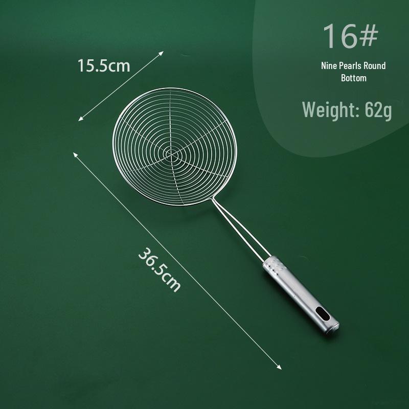 Nine Bead Stainless Steel Wire Skimmer Colander for Hot Pot and Noodles