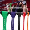 5 Weighted Resistance Bands - Yellow + Red + Black + Purple + Green