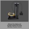 Lightweight Bike Foot Pump With Pressure Gauge, 120PSI Portable Car Tire Inflator For Motorcycle Sedan SUV Bike Electric Toys