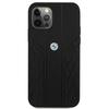 Bmw Case Bmhcp12Lrsppk Iphone 12 Pro Max 6.7 Black/Black Hardcase Leather Curve Perforate