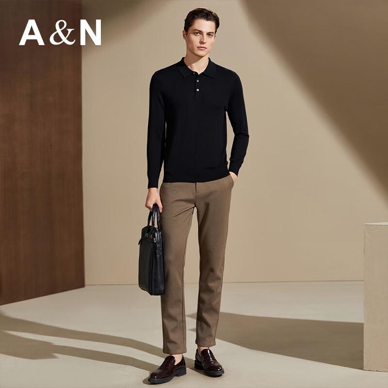 Antonio Men's 100% Cashmere Roll-Neck Sweater