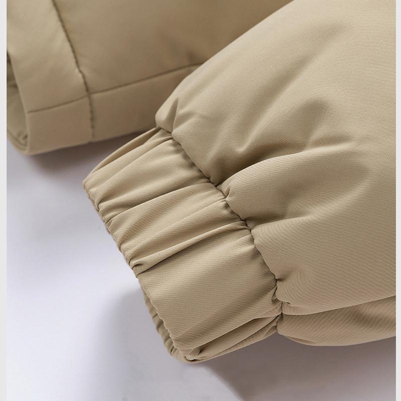 Winter Men's Parkas Fashion Patchwork Corduroy Hooded Warm Outerwear Coats Men Loose Casual Streetwear Jackets Parkas