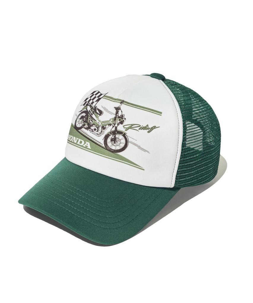 PHYPS MOTORCYCLE Honda Anime Ct 125 Mesh Cap_Green