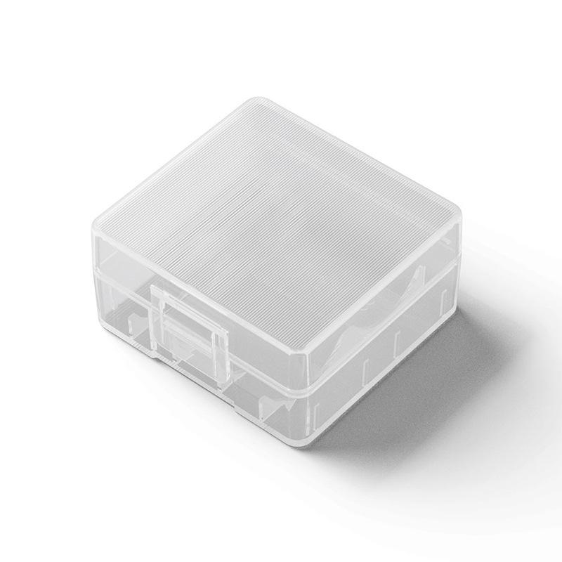 18350 2-Cell Transparent Battery Storage Organizer Case