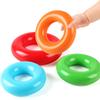 Infant and Toddler Early Childhood Education Puzzle Rainbow Tower Stacking Fun Spinning Stacking Ring Toy Gift