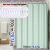 Beautiful and Simple Gray Lake Green Shower Curtain Waterproof Curtain Shower Curtain PEVA Waterproof Material Easy To Clean