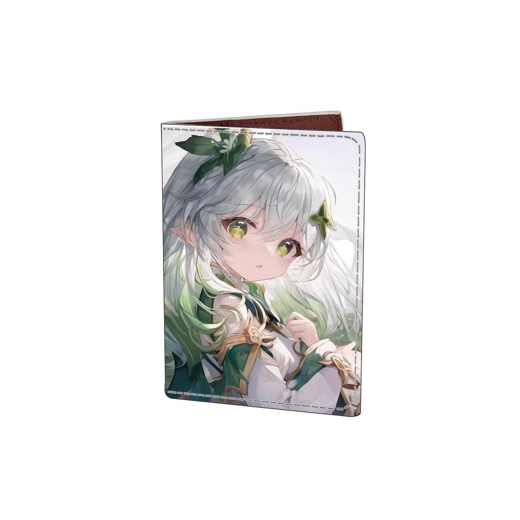 Anime Yuanshen Surrounding Second Dimensional Travel Passport Bag Document Clip Passport Bag Digital