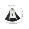 Adorable Pet Clothes Cloak for Party Black/White Funny Cosplay Costume Cat Puppy