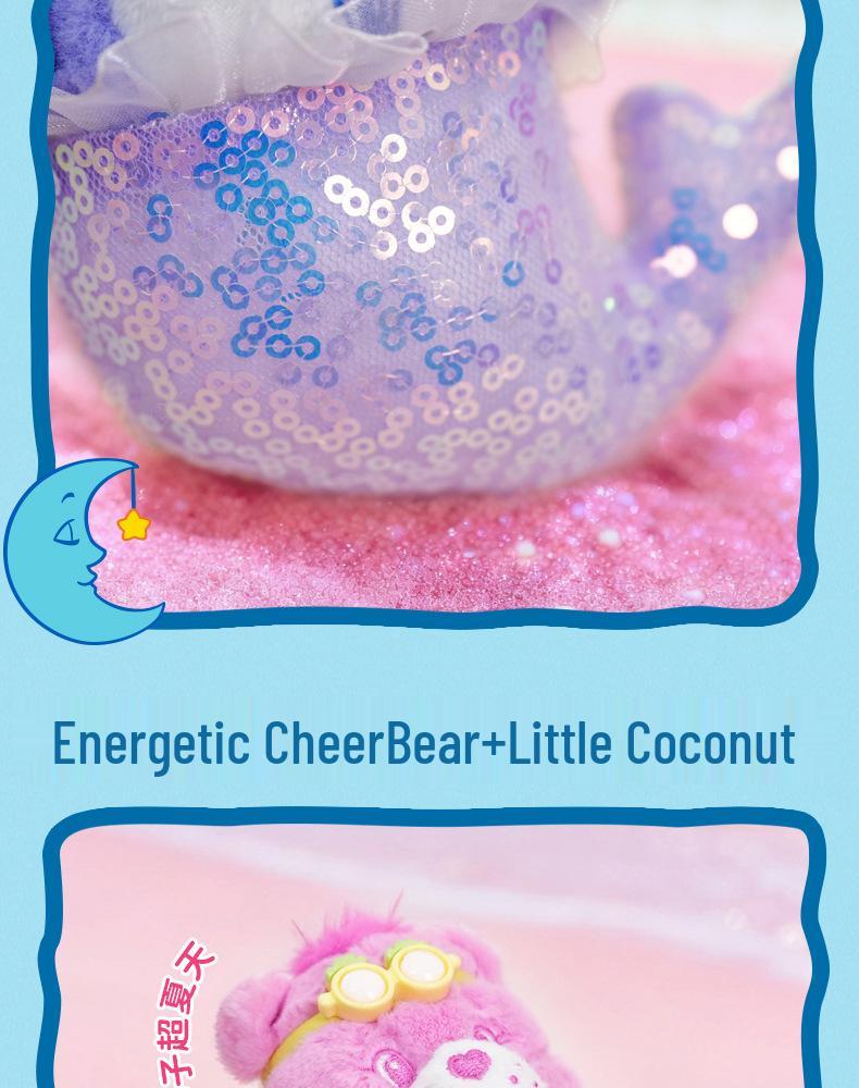 Portachiavi Ciondolo Peluche Serie Isola degli Orsetti del Cuore - Pupazzetto Cartone Animato Carino Fascino Regalo