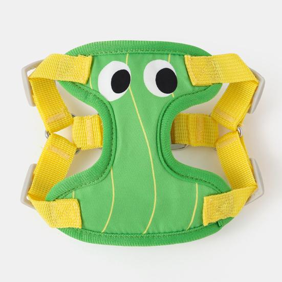 Yousheng Padded Step-in Dog Harness Breathable Adjustable Pet Harness Cute Big Eyes Harness with Leash for Small Dogs