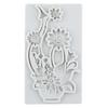 Flower Vase Silicone Molds Lotus Rose Daisy Flower Fondant Mold Relief Flower Mold Cake Decorating Tools Cupcake Topper Candy Chocolate Gumpaste Mold