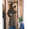 Hepburn-Style Petite Woolen Coat: 2025 Winter's Popular High-End Korean Fashion for Women